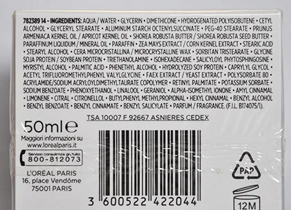 Crema viso «Revitalift trattamento ricco notte» — foto 4 dell'alert A12/01266/23
