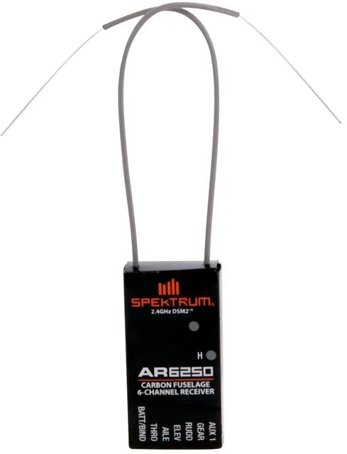 Ricevitore di fusoliera in carbonio a 6 canali – AR6250 — foto 2 dell'alert 1211/10