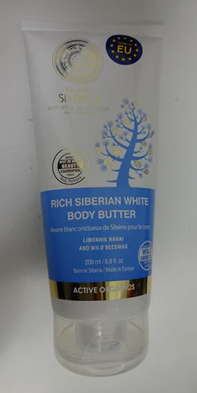 Crema per il corpo «RICH SIBERIAN WHITE BODY BUTTER» (Natura Siberica)
