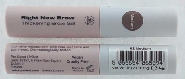 Gel del sopracciglio «Right Now Brow Thickening Brow Gel» — foto 2 dell'alert A12/01832/21