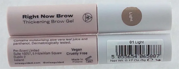 Gel del sopracciglio «Right Now Brow Thickening Brow Gel» — foto 5 dell'alert A12/01832/21