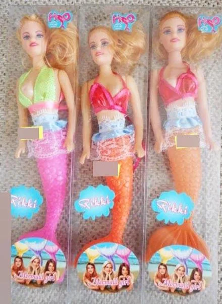 Bambola di plastica «Rikki Mermaid girl» (H2O Just add water (COUNTERFEIT))