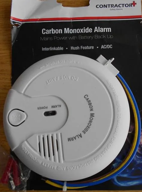 Rilevatore di monossido di carbonio "Carbon Monoxide Alarm" &amp; #13; (One Electrical Contractor+ Safety Alarms)