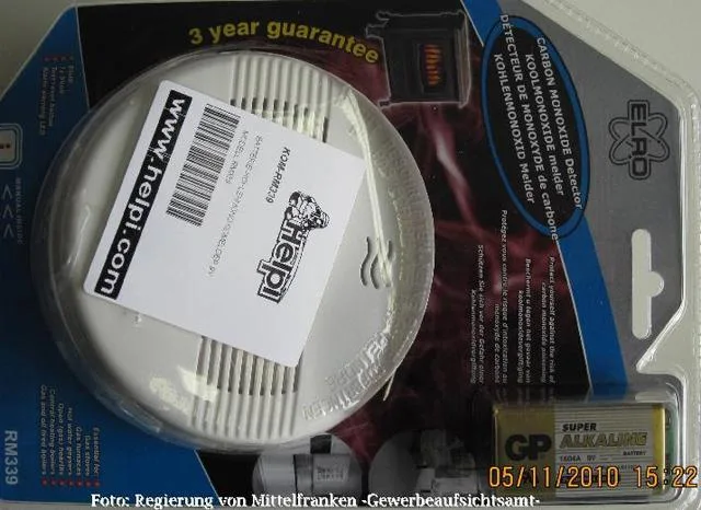 Rilevatore di monossido di carbonio "Carbon Monoxide Detector (Elro)