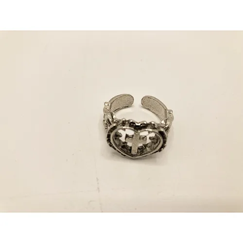 Anello «Ring Heart and Cross» — foto 1 dell'alert SR/03083/25