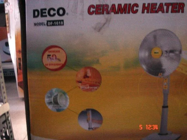 Riscaldatore elettrico – Riscaldamento in ceramica (Deco)