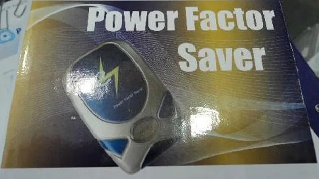 Risparmio energetico "Power Factor Saver" & #13; & #13; — foto 1 dell'alert 0380/12