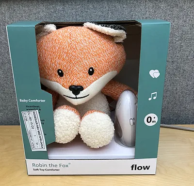 Giocattolo morbido «Robin the fox / Moby the whale» (Flow)
