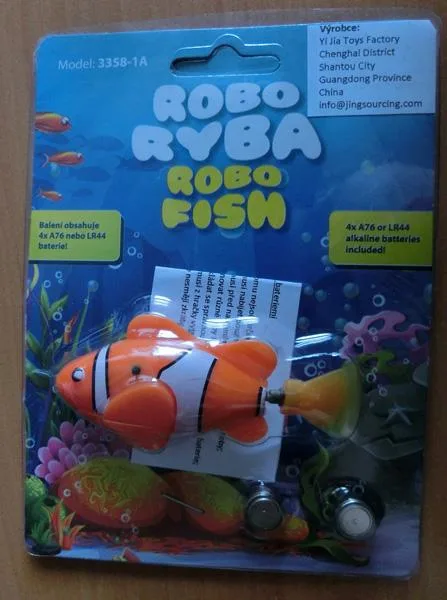Pesce di plastica «ROBO RYBA / ROBO FISH» — foto 4 dell'alert A12/0779/19