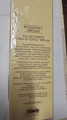 Eau de toilette «Romantics Dreams» — foto 3 dell'alert A12/02018/23
