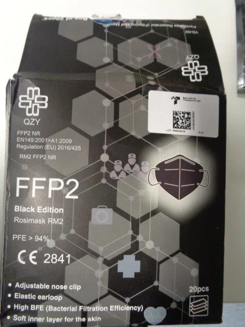 Maschera filtro antiparticolato «Rosimask RM 2 FFP2 Atemschutzmaske» — foto 2 dell'alert A12/00281/23