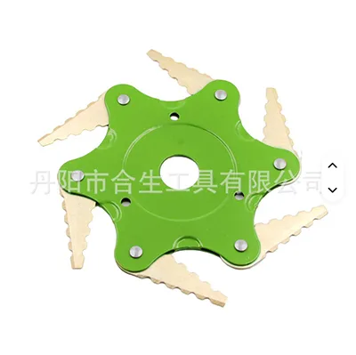Fissaggio per decespugliatore «Rotary Blade 25.4mm Manganese Steel For Angle Grinder Lawn Mower Parts» (Mr Drill)