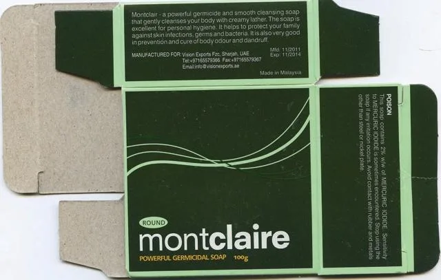Sapone & #13; & #13; «Round montclaire powerful germicidal soap» — foto 2 dell'alert A12/1788/12
