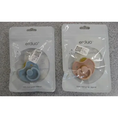 Succhietto «Round soft baby pacifier (for 6 months and above)» (Erduo)