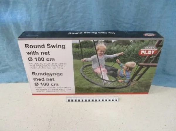 Altalena per bambini «Round Swing with net» (Nordic Play)