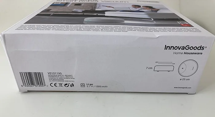 Aspirapolvere robot «Rovac 1000 Smart Robot Vacuum» — foto 5 dell'alert A12/00916/23