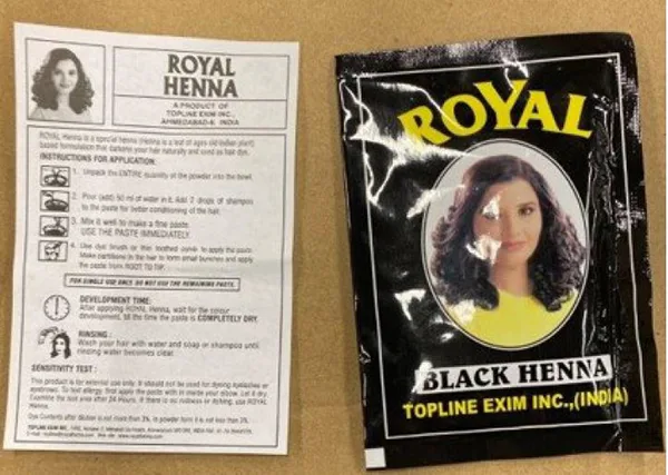 Tintura per capelli «Royal Black Henna» — foto 1 dell'alert A12/01182/22
