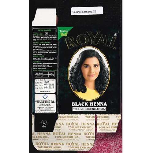 Tintura per capelli «Royal Black Henna» — foto 1 dell'alert SR/02476/26