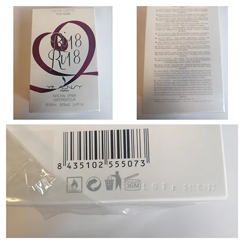 Eau de toilette «RU18» (Yesensy Parfum)