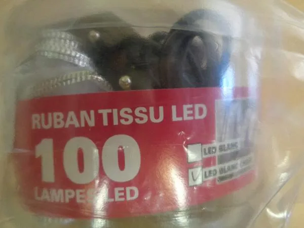 Luce della striscia del LED «Ruban Tissu Led - 100 Lamps Led» — foto 1 dell'alert A12/1173/18