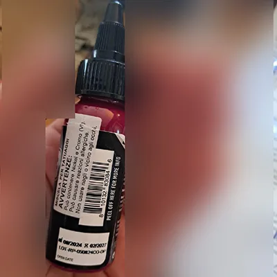 Inchiostro per tatuaggi «RUBY PORT» — foto 3 dell'alert SR/00599/26