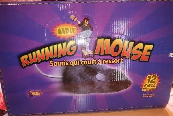 Topo giocattolo Wind-up «RUNNING MOUSE» — foto 4 dell'alert A12/0100/18