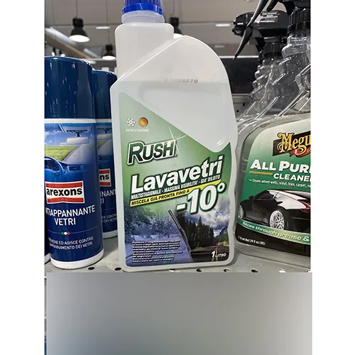 Liquido di lavaggio del parabrezza «RUSH LAVAVETRI – Liquido parabrezza multi-stagione» (Rush)