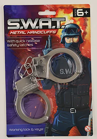 Set di polizia giocattolo «S.W.A.T. Metal Handcuffs» (S.W.A.T.)