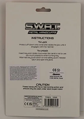 Set di polizia giocattolo «S.W.A.T. Metal Handcuffs» — foto 2 dell'alert A12/01737/23