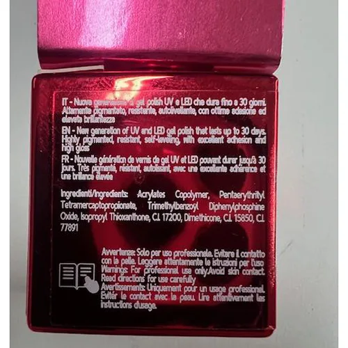 Smalto per unghie in gel «s1 red» — foto 2 dell'alert SR/00474/26