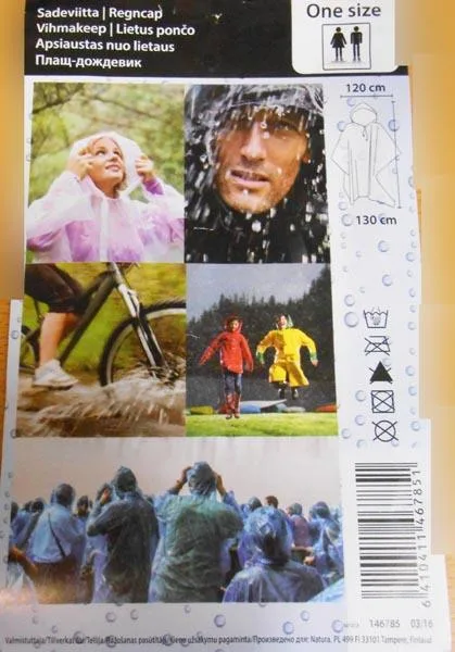 Mantello da pioggia «Sadeviitta/ Regncap [Rain cape]» — foto 2 dell'alert A12/1019/16