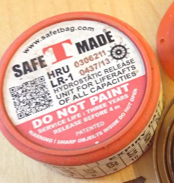 Unità di rilascio idrostatico «SAFETMADE» — foto 1 dell'alert A12/0586/16
