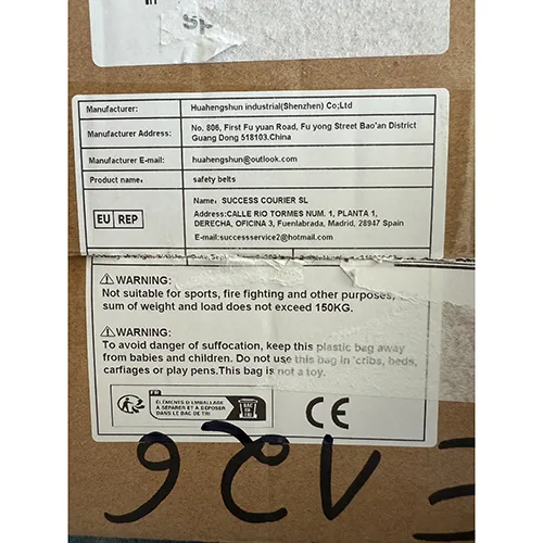 Imbracatura di sicurezza «Safety belt» — foto 7 dell'alert SR/02550/25