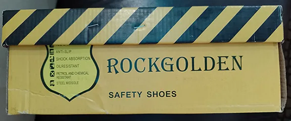 Calzature di sicurezza «Safety footwear ROCKGOLDEN» — foto 2 dell'alert A12/00199/23