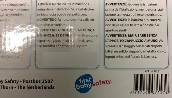 Cancello di sicurezza «Safety Gate Minerva» — foto 2 dell'alert A11/0136/17