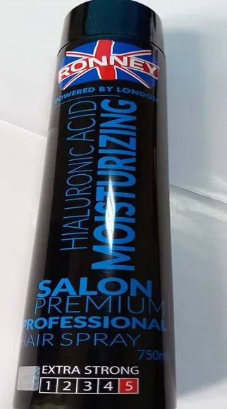 Spray di fissaggio dei capelli «Salon Premium Professional Hair Spray - Extra Strong / Hialuronic Acid» — foto 2 dell'alert A12/00730/23