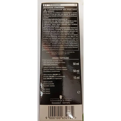 Tinture per capelli «Salonplex professional anti-damage care» — foto 4 dell'alert SR/01899/25