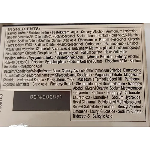 Tinture per capelli «Salonplex professional anti-damage care» — foto 5 dell'alert SR/01899/25