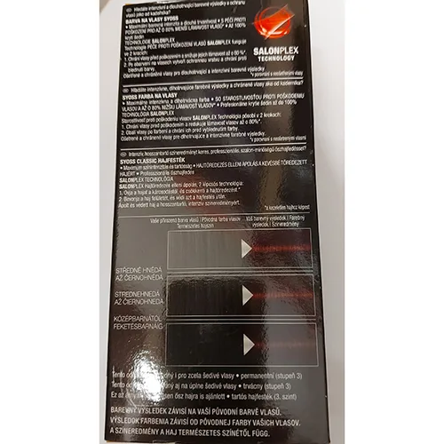 Tinture per capelli «Salonplex Professional Performance hair dye» — foto 3 dell'alert SR/01922/25