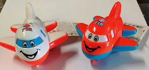 Giocattolo di plastica «Samolot z napedem» (BIGTOYS)