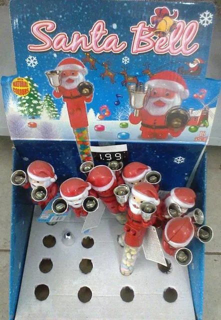 Giocattolo con dolci «Santa Bell» (Sweetmanja)