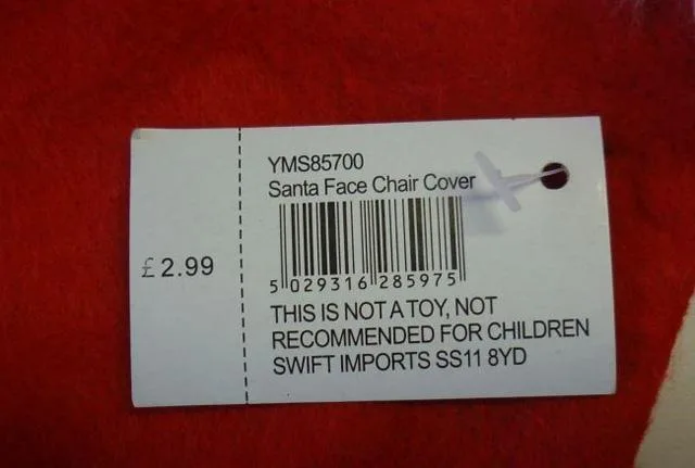 Copertura della sedia «Santa Face Chair Cover» — foto 2 dell'alert A12/1967/13
