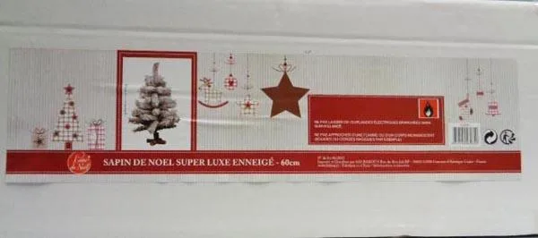 Albero di Natale artificiale «Sapin de Noël Super Luxe Enneigé 60 cm» — foto 2 dell'alert A12/0335/16