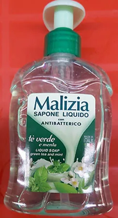 Sapone liquido «Sapone liquido con antibatterico tè verde e menta - Sapone liquido nutriente crema di l…» — foto 4 dell'alert A12/02572/23