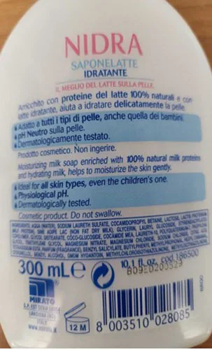 Sapone liquido «Saponelatte Idratante» — foto 2 dell'alert A12/03046/23