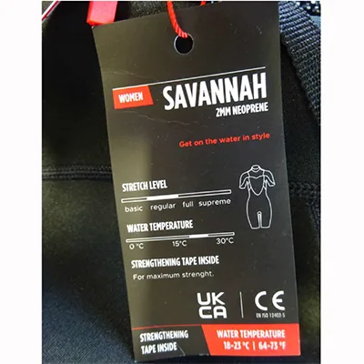 Tuta in neoprene «Savannah Shorty 2mm» — foto 4 dell'alert SR/01039/25