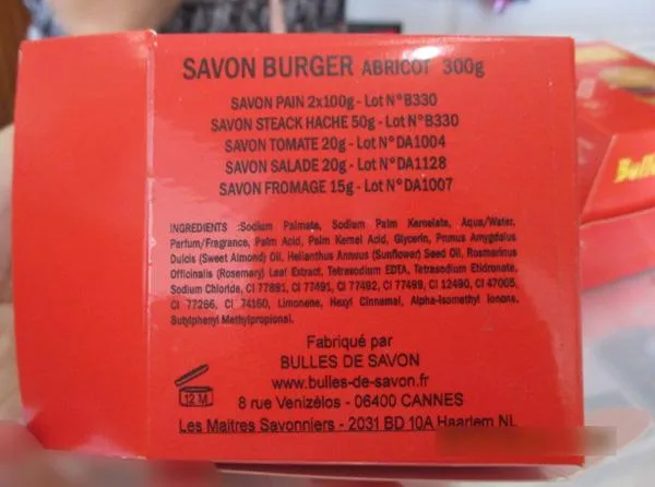 Sapone «Savon burger» — foto 5 dell'alert A12/1550/18