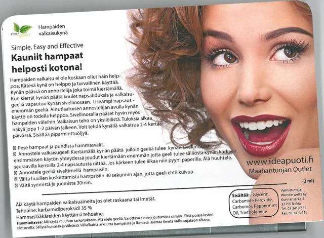 Sbiancamento dei denti prodotto "Teeth sbiancante penna" &amp; #13; &amp; #13; — foto 2 dell'alert 0637/12