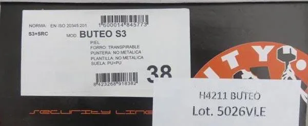 Scarpe di sicurezza — foto 2 dell'alert A12/1386/17