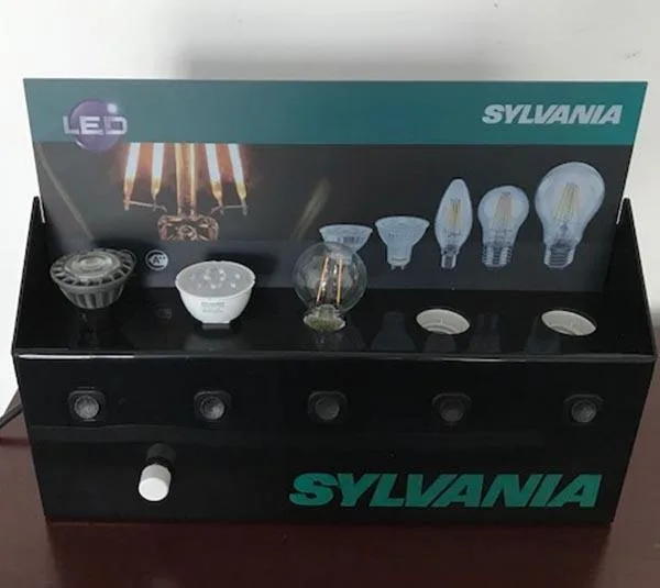 Scatola di visualizzazione della lampada (Sylvania)
